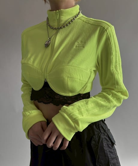 【USED】 adidas×JEREMY SCOTT velour track jacket/ 250913-023