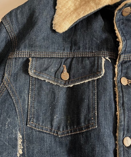 【USED】 Made in USA 70's~ Denim Tracker Jacket  /250222-005