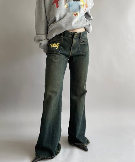 【USED】 END IS NEAR GAP Flare Denim Pants / 241012-012