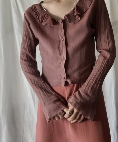 【USED】 See-through L/S Top/210714-024