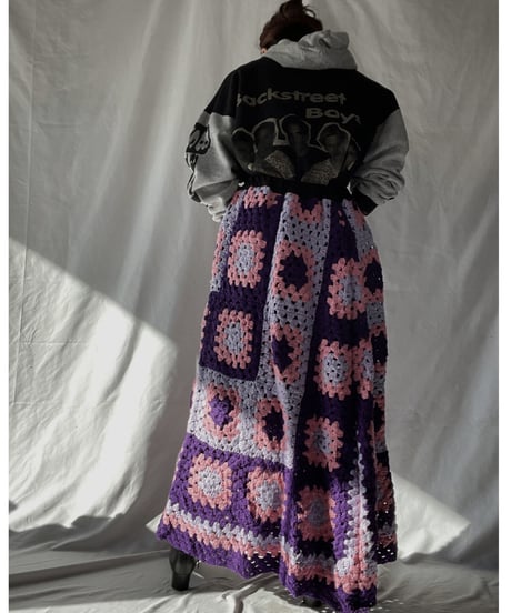 【RE;CIRCLE】 RE Granny Long Skirt⑤/211216-044