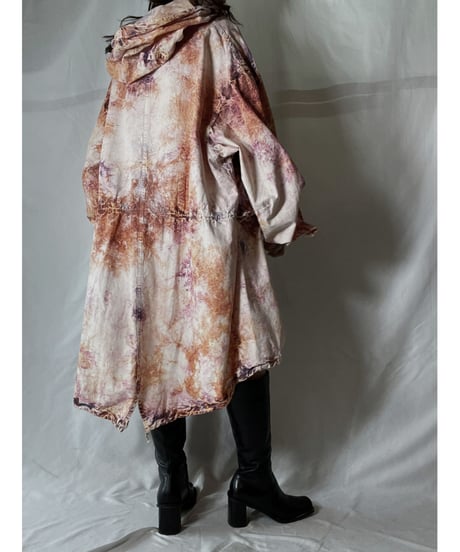 【USED】  Tie Dyed Army Snow Parker/211110-033