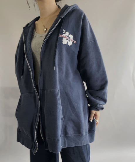 【USED】 Hanes Trader Joe's Zipup Hoodie / 221210-029