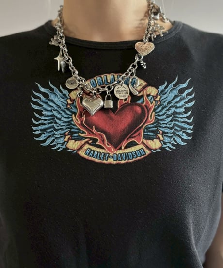 【USED】 Made in USA HARLEY DAVIDSON T-Shirt / 260704-005