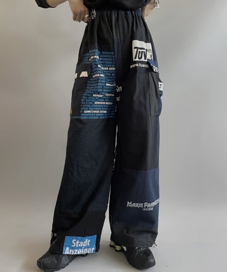 【RE;CIRCLE】RE Eco-Friendly Bag Cargo Pants Black / 230828-015