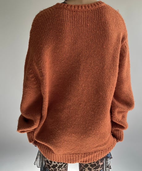 【USED】 HEAVEN Patterned Alpaca Knit Top /250104-026