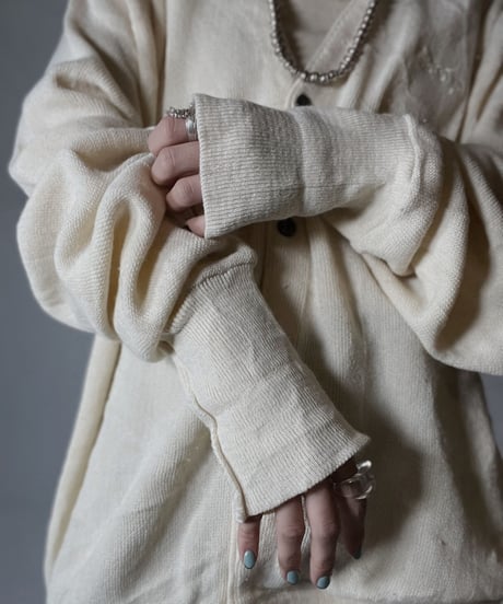 【USED】 LACOSTE Acrylic Knit Cardigan  ⑫ / 220111-020