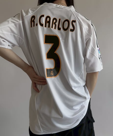 【USED】 adidas 03~04's Real Madrid CARLOS Soccer Shirt/ 250607-049