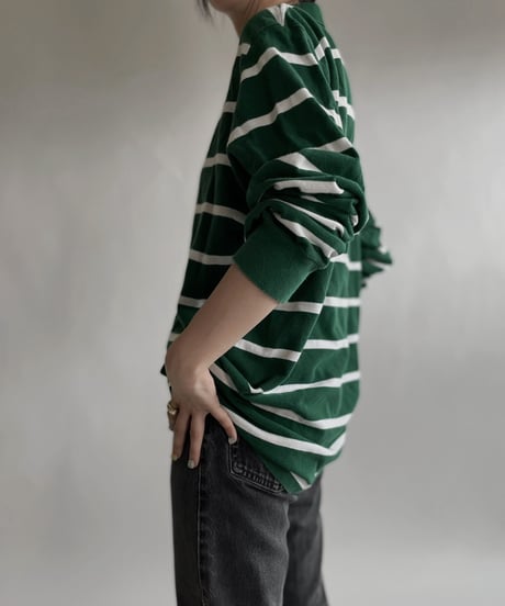 【USED】 Ralph Lauren Long Sleeve Polo Shirt/ 220521-016