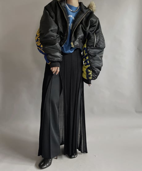 【RE;CIRCLE】 RE Short Soccer Muffler MA-1 / 230126-018