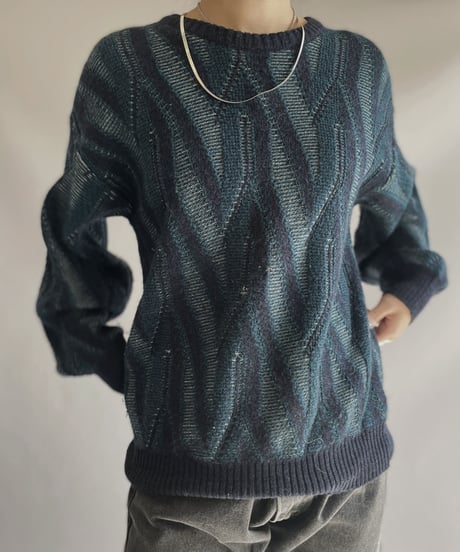 【USED】 Made in Italy Knit Top 231209-014