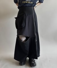 【RE;CIRCLE】 RE Suit Asymmetry Long Skirt/ 250717-016