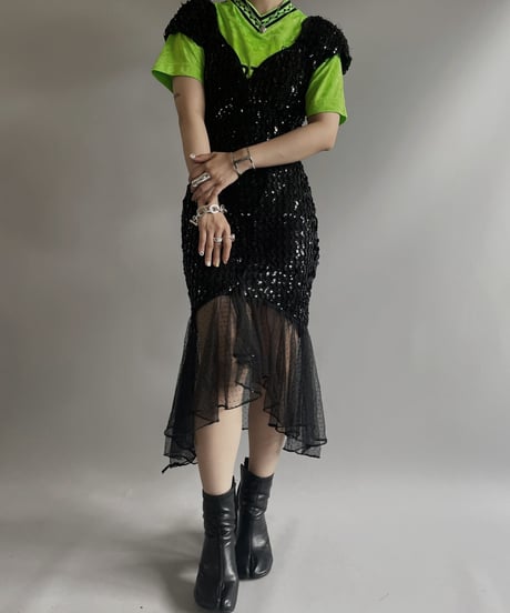 【USED】 Spangle One-Piece/ 230722-017