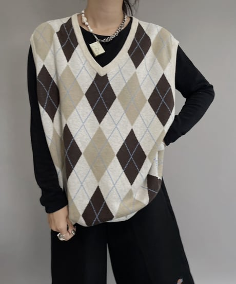 【USED】 American Classic Knit Vest / 221022-025