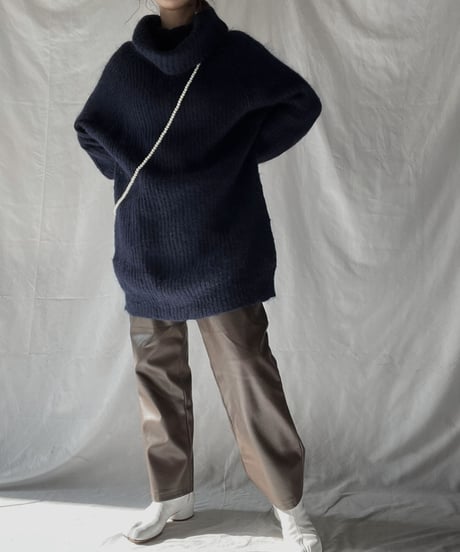 【USED】    Mohair Knit Top③/211216-004