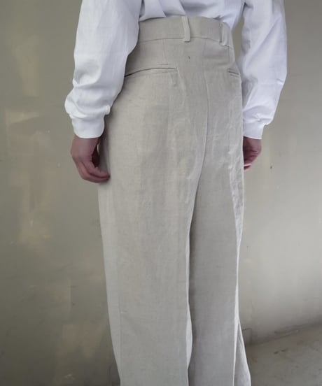 【RE;CIRCLE】 RE 1950s Flench Linen Slacks / 221031-001