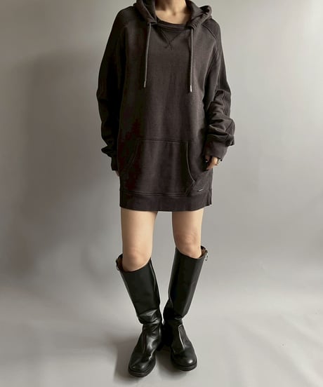 【USED】 DIESEL After Hooded Design Waffle Panel Parka/MS2510-005