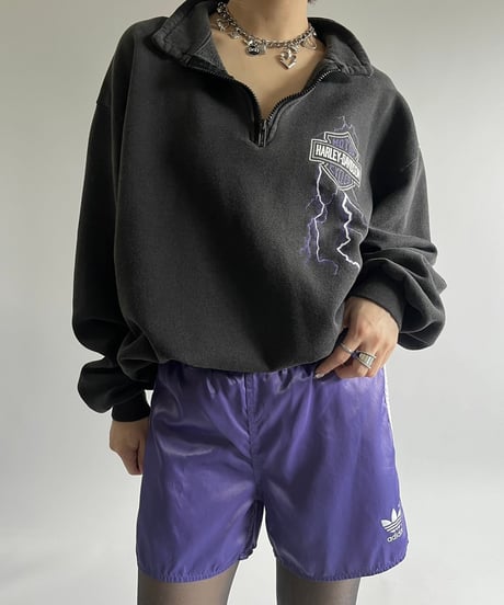 【USED】 Made in USA Harley-Davidson Half Zip Top /250125-009
