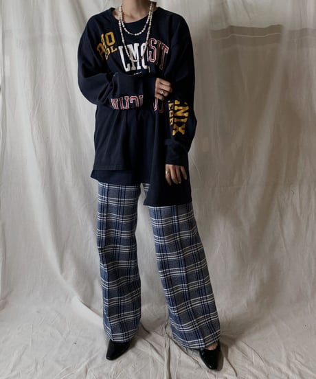 【RE;CIRCLE】 RE Patchwork L/S T-shirt②/210414-025