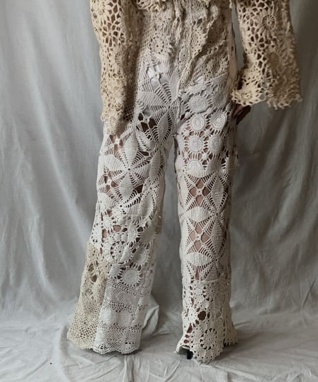 【RE;CIRCLE】 RE Crochet Pants①/210512-012