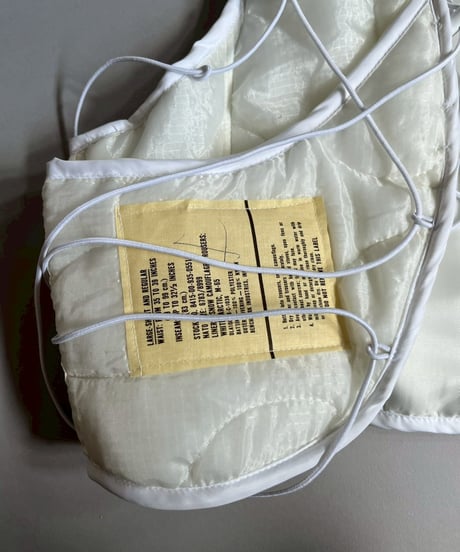 【RE;CIRCLE】 RE Liner Code Vest White / LINER-09