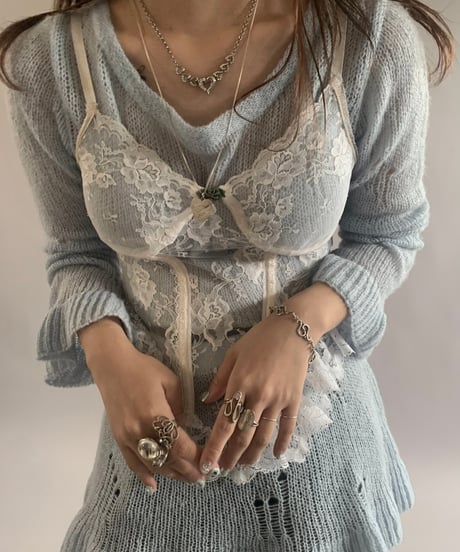 【USED】 LENOX Silver925 Heart Necklace /241026-046