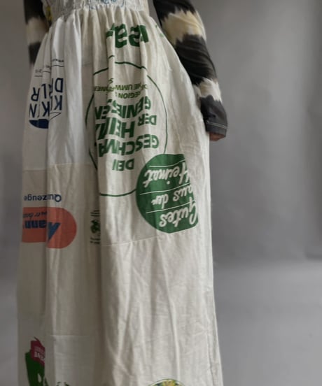 【RE;CIRCLE】RE Eco-Friendly Bag Shirring One-piece / 230327-020