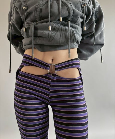 【USED】 I.AM.GIA Purple Stripe Design Pants / 251101-012