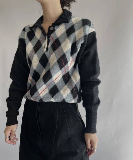 【USED】  Sprit Sport Polo Knit / 221029-015