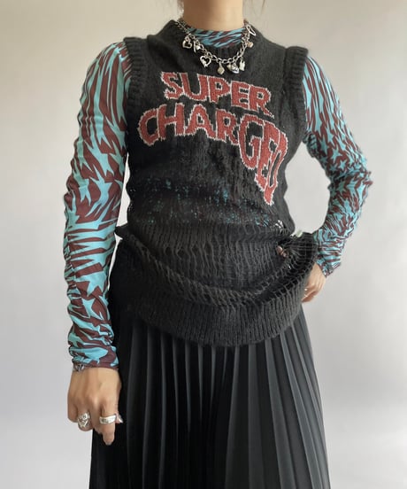 【USED】 Heaven Mohair Knit Best /241006-036