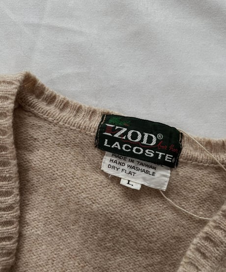 【USED】   LACOSTE Knit Top⑤/211126-011