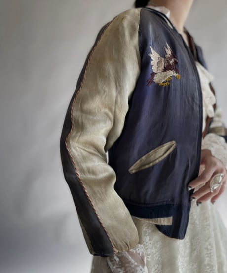【USED】 Vintage Souvenir Jacket JAPAN/ 240101-015