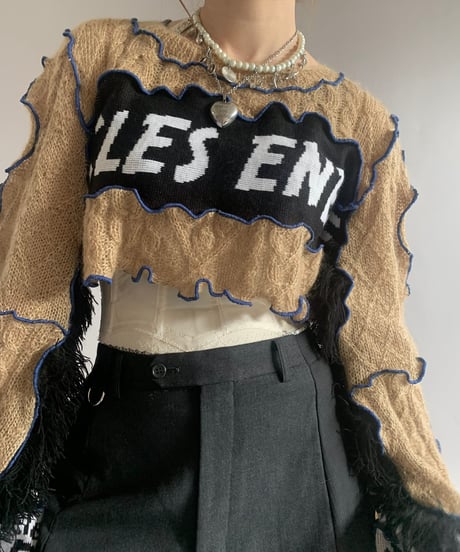 【RE;CIRCLE】 RE Mellow Knit Top /  241121-013
