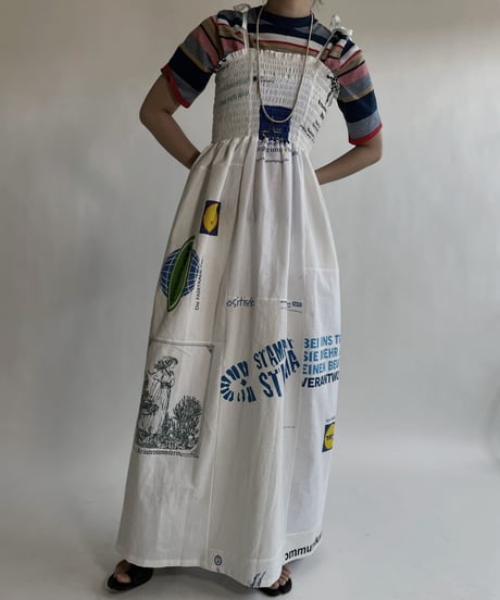 【RE;CIRCLE】RE Eco-Friendly Bag Camisole One-piece / 220512-020