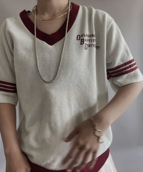 【USED】 S/S Sweat Top/ 230408-007