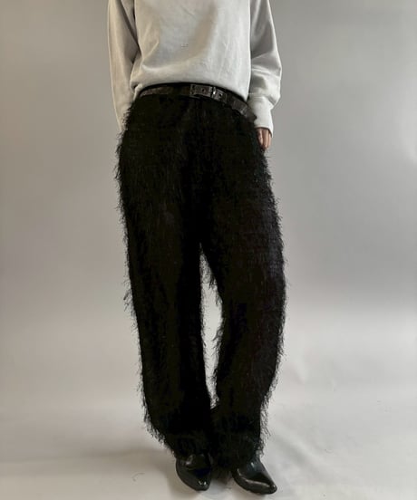 【USED】 STUDIO XTC Sheer Fringe Design Lame Pants / 260104-015