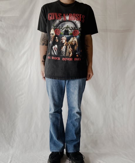 【USED】  S/S T-shirt GINS N' ROSE/210825-001