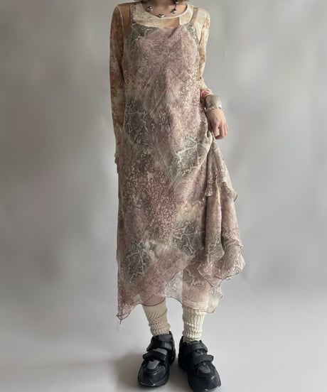 【USED】 Design Camisole One-Piece  /250906-009