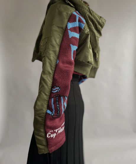 【RE;CIRCLE】 RE Short Soccer Muffler MA-1 / 230126-019