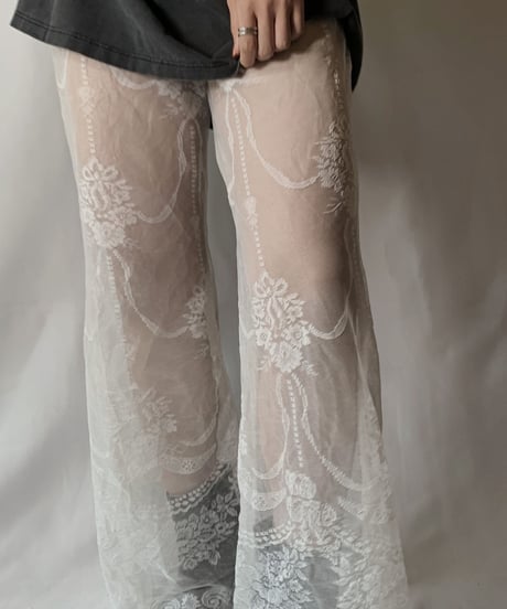 【RE;CIRCLE】 RE Lace Pants⑥/ 210801-072