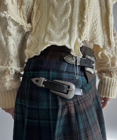 【RE;CIRCLE】 RE Kilt Skirt Middle / 250206-012
