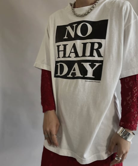 【USED】 S/S NO HAIR DAY T-shirt / 230603-022