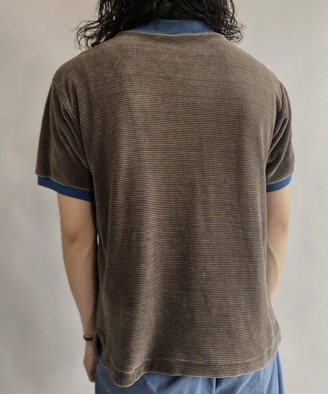 【USED】 S/S pile ringer T-shirt / 230605-005