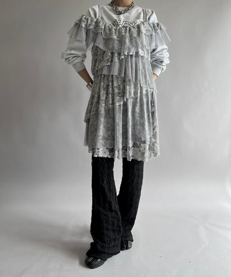 【USED】 Flower Patterned Tiered Camisole One-Piece/240928-022