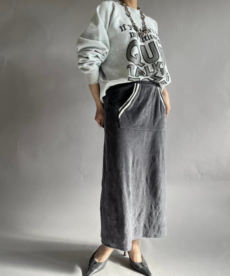 【USED】 SPOT Fleece Long Skirt/ 241214-024