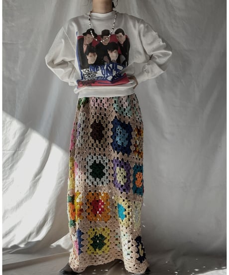 【RE;CIRCLE】 RE Granny Long Skirt⑥/211216-046