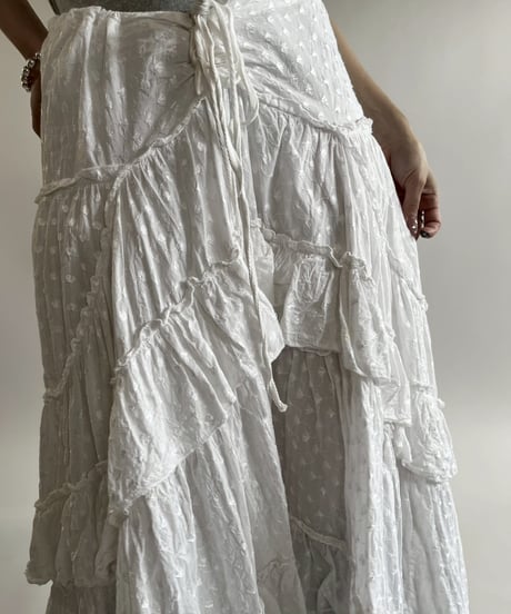 【USED】 Tiered Long Skirt  /250419-004