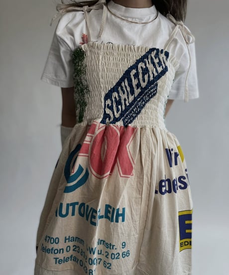 【RE;CIRCLE】 RE Eco-Friendly Bag Shirring One-piece / 220825-017