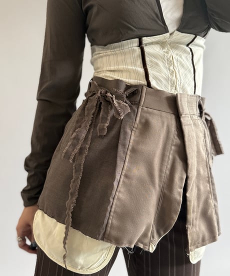 【RE;CIRCLE】 Re Suit Skirt / 250918-004