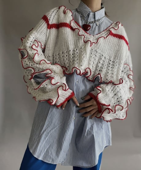 【RE;CIRCLE】 RE Mellow Knit Top / 230216-003
